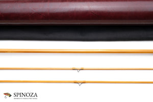 Mario Wojnicki / Scott Bamboo Fly Rod 247F5 8' 2/2 #5 - rod sections with guides and wraps