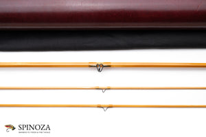 Mario Wojnicki / Scott Bamboo Fly Rod 247F5 8' 2/2 #5 - rod sections with guides and wraps