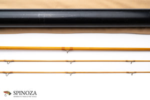 Maxwell Leonard 39M-5 Bamboo Fly Rod 7'6" 2/2 #5 - ferrule detail and joints