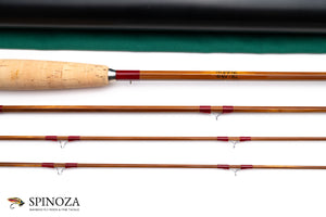 Orvis Battenkill Bamboo Fly Rod 7'6" 3/2 #6 - maker's signature and wrapping