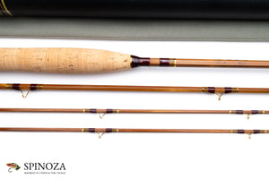 Orvis Battenkill Bamboo Fly Rod 7'6" 3/2 #6 - maker's signature and wrapping