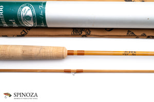 Orvis Madison Bamboo Fly Rod 7'6" 2/1 #6 - maker's marking and inscription