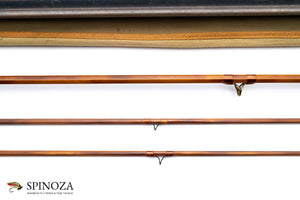 Paul Young Parabolic 15 Bamboo Fly Rod 8' 2/2 #6 - rod sections with guides and wraps