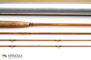 Payne Model 200L Bamboo Fly Rod 8' 3/2 #3/4 - maker's signature and wrapping