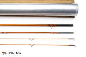 Payne Model 200L Bamboo Fly Rod 8' 3/2 #3/4 - ferrules and tip detail