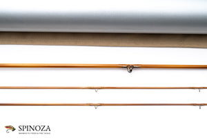 Scott Bamboo Fly Rod 6'5" 2/2 #3 - rod sections with guides and wraps