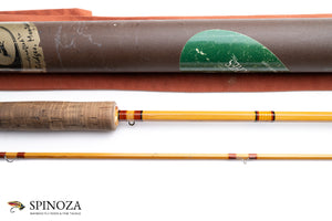 Sweetgrass Mantra Bamboo Fly Rod 7'9" 2/1 #5 - maker signature and rod markings