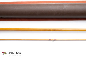 Sweetgrass Mantra Bamboo Fly Rod 7'9" 2/1 #5 - rod sections with guides and wraps
