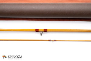 Sweetgrass Mantra Bamboo Fly Rod 7'9" 2/1 #5 - rod sections with guides and wraps