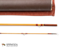 Sweetgrass Mantra Bamboo Fly Rod 7'9" 2/1 #5 - rod sections with wraps and hardware