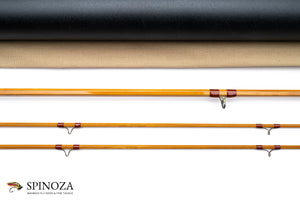Thomas and Thomas Pinky Gillum Commemorative Bamboo Fly Rod 7'2" 2/2 #4 - guide wrapping and spacing
