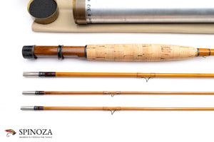 Thomas and Thomas Hendrickson Bamboo Fly Rod 8' 3/2 #4/5 - grip and reel seat close-up