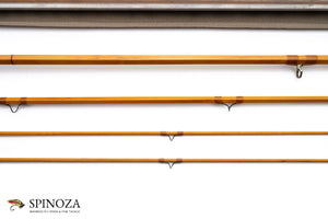 Thomas and Thomas Midge Bamboo Fly Rod 9' 3/2 #4 - rod sections with wrapping detail