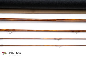 Thomas and Thomas Montana Bamboo Fly Rod 8'6" 3/2 #6 - rod sections with wrapping detail