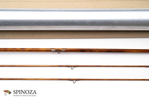 Thomas and Thomas Montana Bamboo Fly Rod 8'6" 2/2 #6 - rod sections with guides