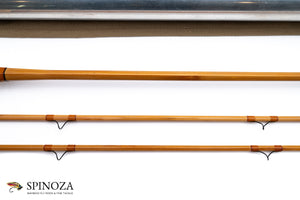 Thomas and Thomas Salmon XL Bamboo Fly Rod 8'6" 2/2 #7 - rod sections with wrapping detail