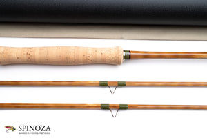 Thomas and Thomas Sextant Bamboo Fly Rod 8'5" 2/2 #10 - maker's marking and inscription