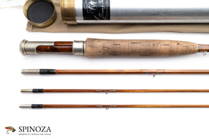 Thomas and Thomas Traditionalist Bamboo Fly Rod 8' 3/2 #6 - grip and reel seat close-up