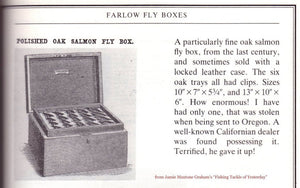 Farlow's Polished Oak Salmon Fly Box