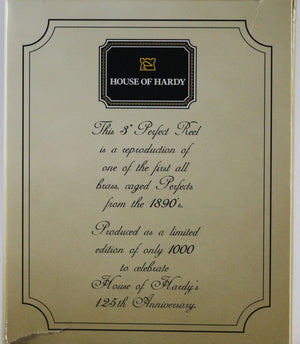 Hardy All Brass Perfect 125th Anniversary Ltd. Edition Fly Reel