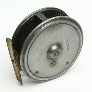 JW Young 4" Pattern 1 red agate fly reel