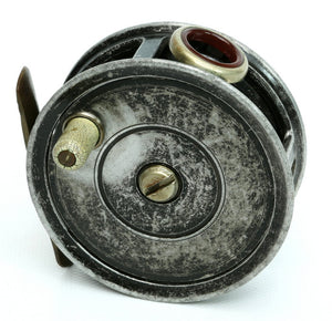 JW Young 3" Pattern 1 red agate fly reel