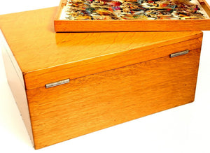 Farlow's Polished Oak Salmon Fly Box