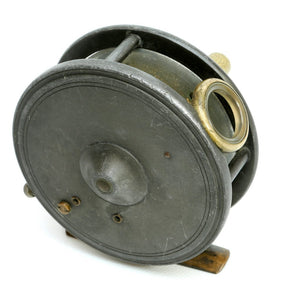 Dingley 3 1/4" caged spool fly reel with agate line guide