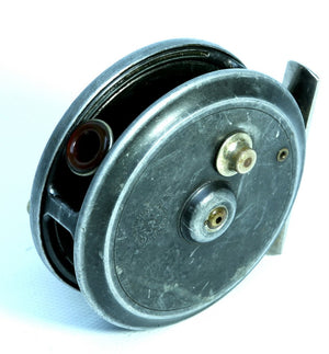 JW Young 3" Pattern 2A red agate fly reel