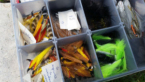 Plano fly box full of flies (salmon and steelhead)