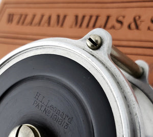 Leonard Mills Model 44B Raised Pillar Fly Reel