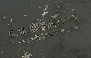 JW Young 3 1/2" Pattern 5 red agate fly reel