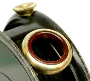 JW Young 3 1/8" Pattern 14A red agate fly reel