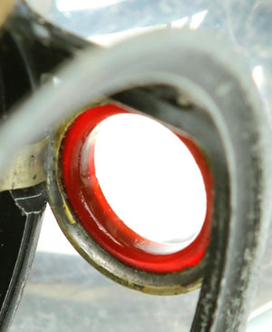 JW Young 3" Pattern 1 red agate fly reel