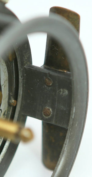 Dingley 3 1/4" caged spool fly reel with agate line guide