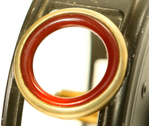 JW Young 3 1/8" Farlow's red agate fly reel