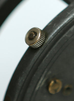 Dingley 3 1/4" caged spool fly reel with agate line guide