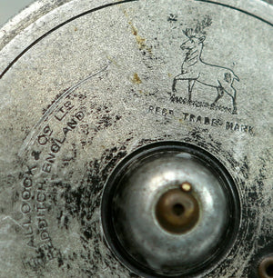 JW Young 3" Pattern 1 red agate fly reel