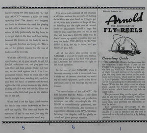 Bivans -- Arnold Fly Reel (Silver)