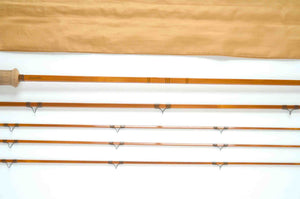 Per Brandin Quad bamboo fly rod 8'6" - Detail view showing expert craftsmanship and premium components