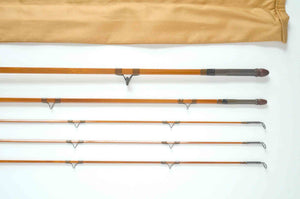 Per Brandin Quad Fly Rod 866 DF HB 8'6" 3/2 #6 - 3 (rod sections with wraps and guides)