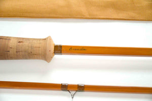 Per Brandin Quad Fly Rod 866 DF HB 8'6" 3/2 #6 - 4 (rod sections with wraps and guides)