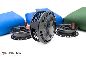 Charlton 8450C fly reel with 3/4, 5/6, and 7/8 Spools
