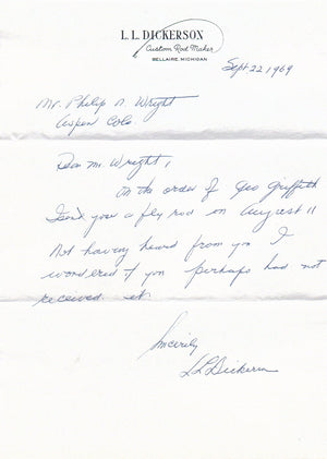 Lyle Dickerson -- Model 8014 Bamboo Rod