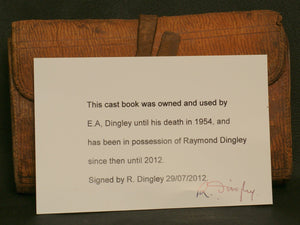 Ernest Dingley's personal leather cast wallet