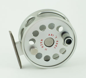 Ari 't Hart Mach II silver fly reel - mint