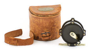 William Mills & Son Original "Fairy" Raised Pillar / Hard Rubber Fly Reel