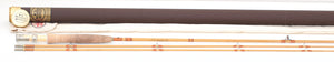 R.L. Winston Bamboo Rod 8'6" 2/2 #6 - maker signature and rod markings
