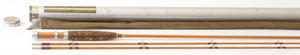 Edwards, E.W. -- Extremely Scarce Signed 7'6 De Luxe Bamboo Rod