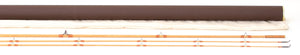 R.L. Winston Bamboo Rod 8'6" 2/2 #6 - rod sections with guides and wraps